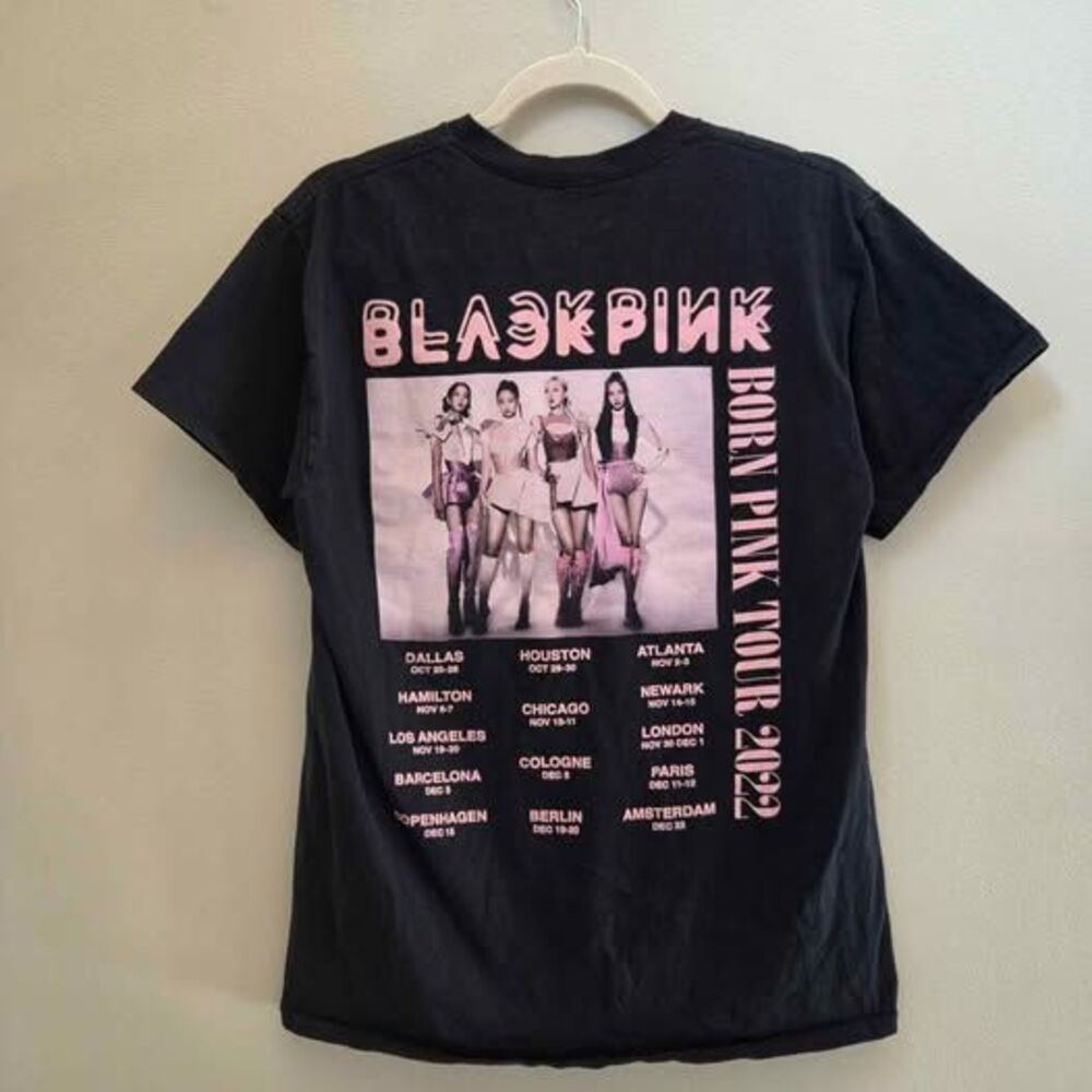 Blackpink Born Pink World Tour 2022 Kpop Concert T-Shirt Sz M